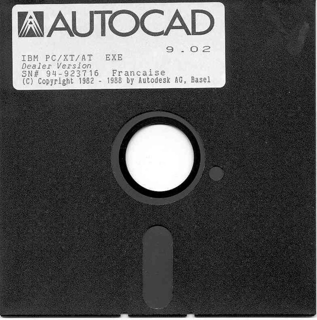 AutoCAD R9 disk